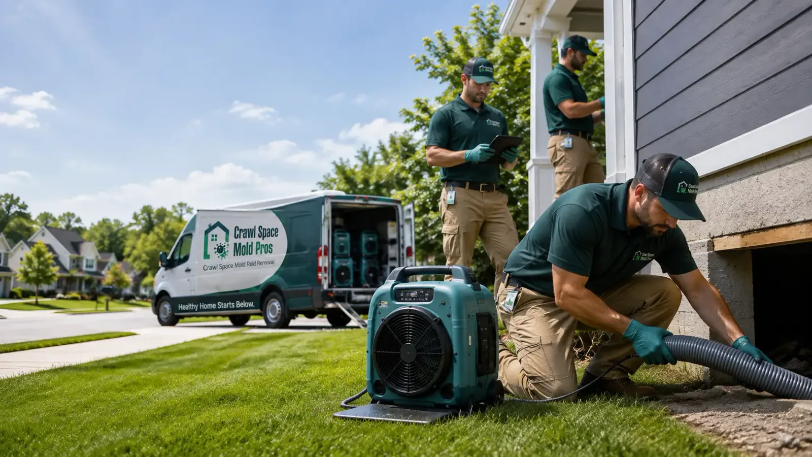 Crawl Space Mold Removal in Springfield Center, NY